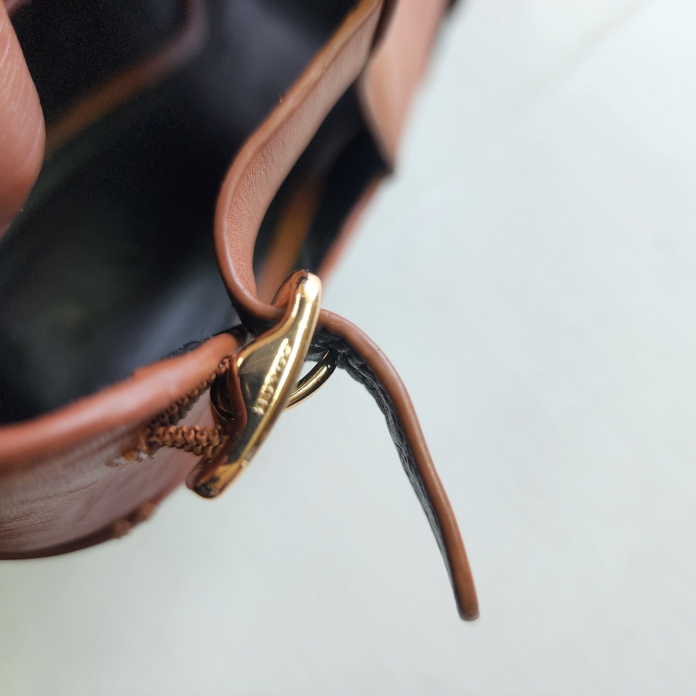 🌸Coach Elegant Leather Ankle Brown Heeled Sandals 9.5 - Picture 9 of 10
